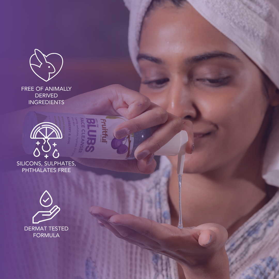 Blueberry & AHA Face Cleanser (30ml)
