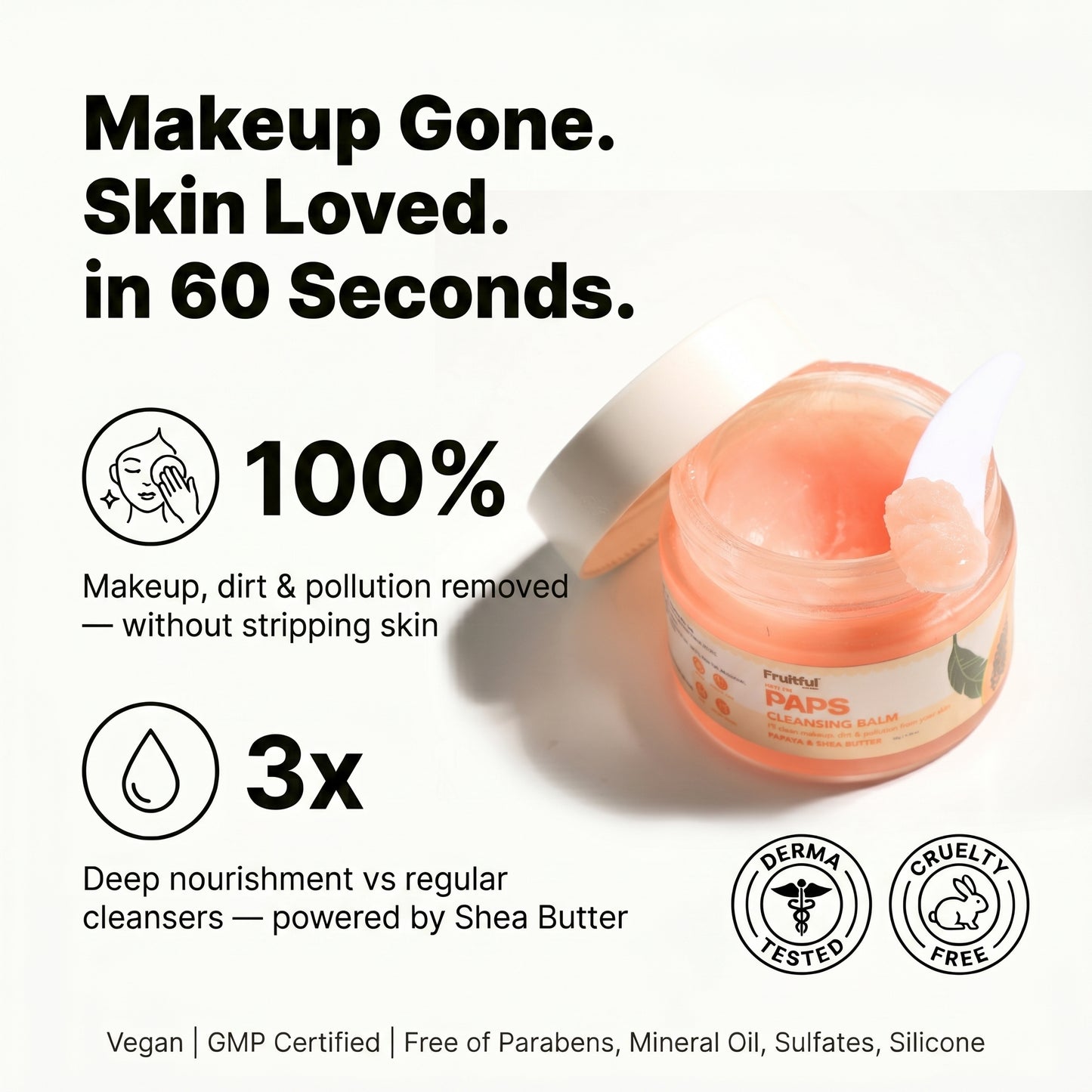 Papaya & Shea Butter Cleansing Balm (10g)