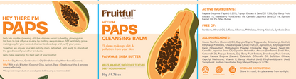 Papaya & Shea Butter Cleansing Balm
