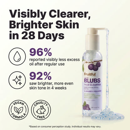 Blueberry & AHA Face Cleanser (30ml)